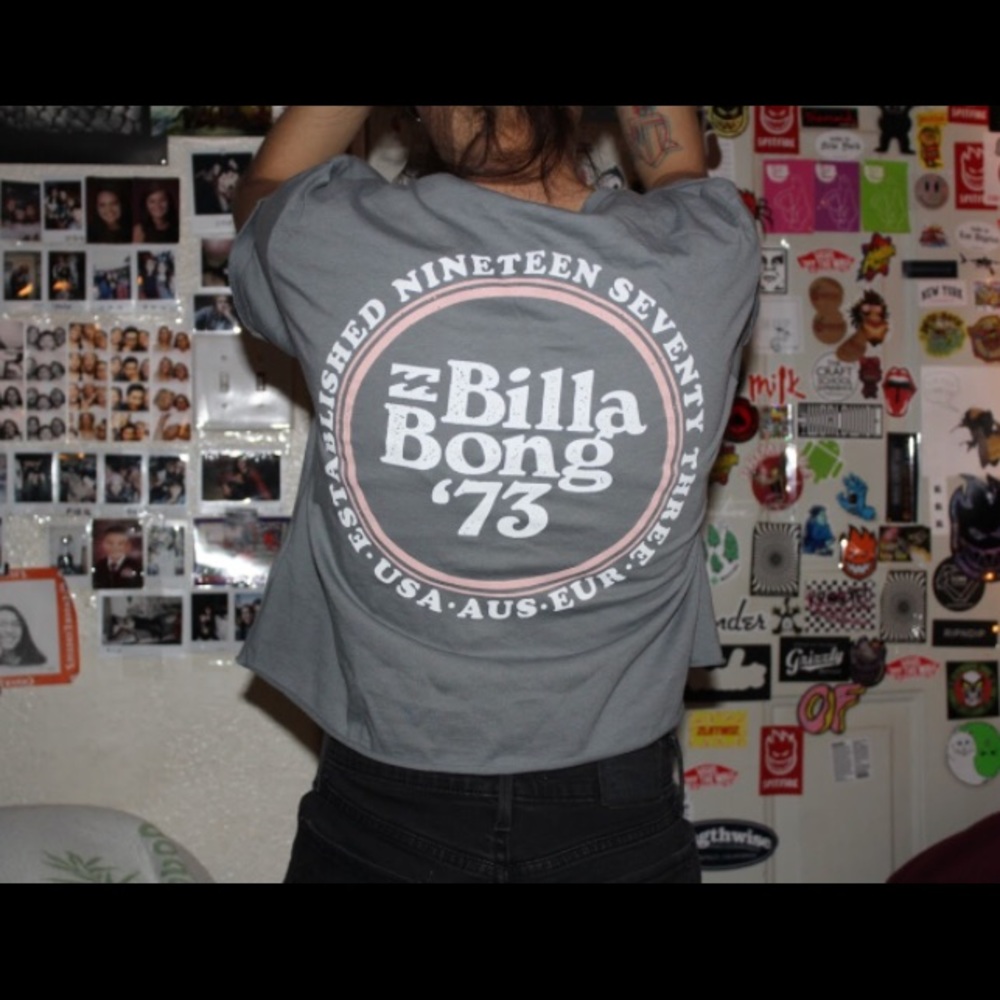 Billabong cropped tee